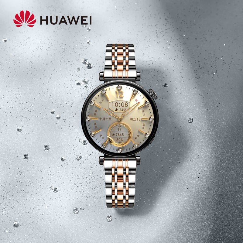 华为(huawei)华为动态小金龙手表原装时尚智能运动腕表微信电话女款