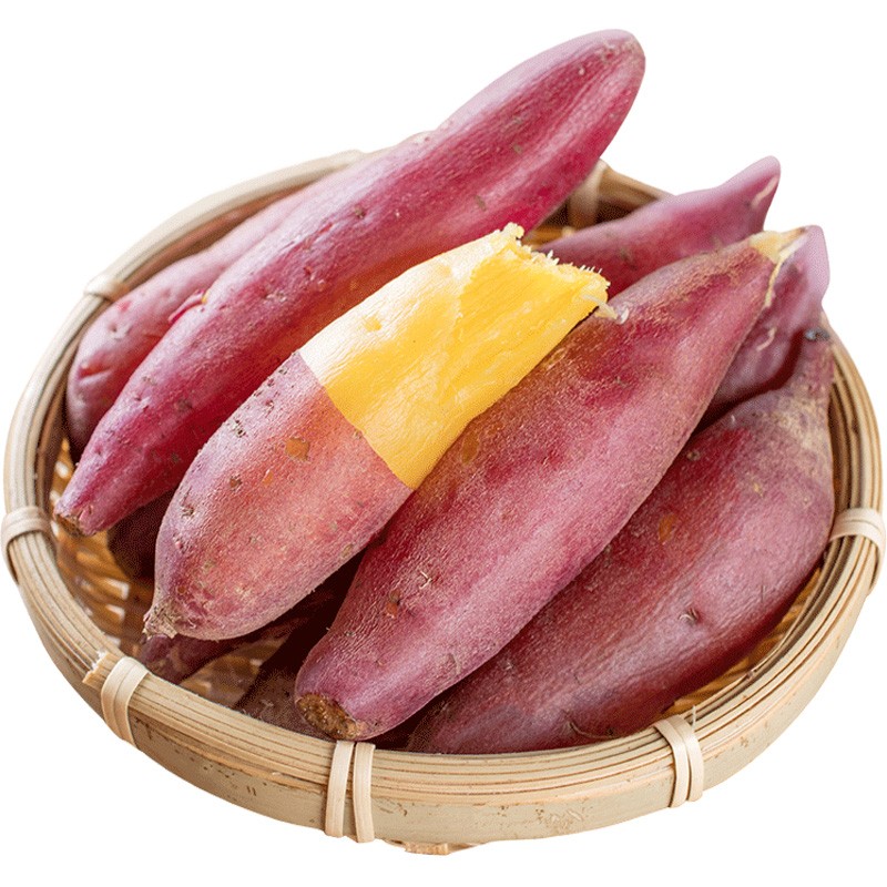 新鲜红薯 紫薯 冰淇淋薯 红心蜜薯 白薯 烤地瓜山芋 新鲜粗粮蔬菜 天目山小香薯5斤