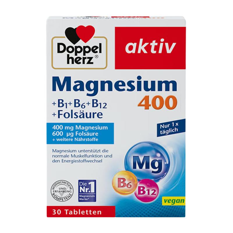 ˫�ģ�Doppel herz��þ+ά����B��Ӫ��Ƭ30Ƭ ά����B1B6B12Ҷ�� ��ߴ�л�滺ѹ�� 