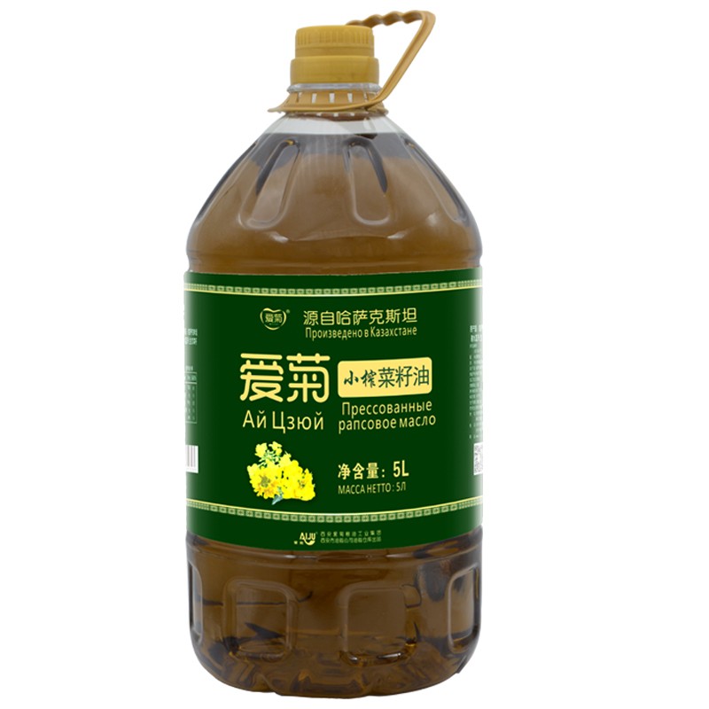 爱菊(aiju) 小榨 菜籽油  压榨 食用油 5l