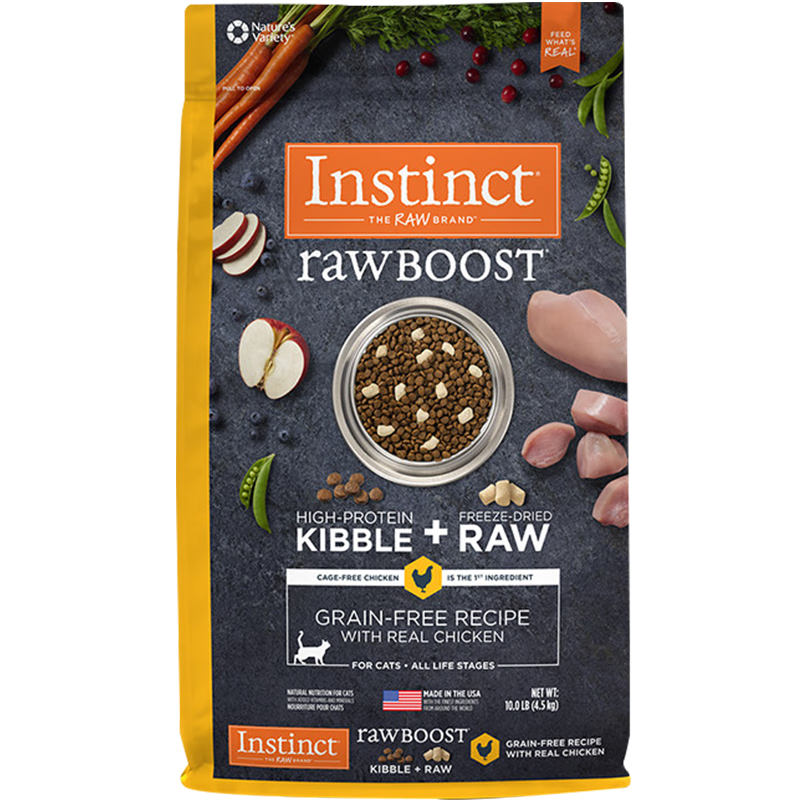 Instinct ���� ԭʳ����ϵ�� ����ȫ�׶�è�� 4.5kg