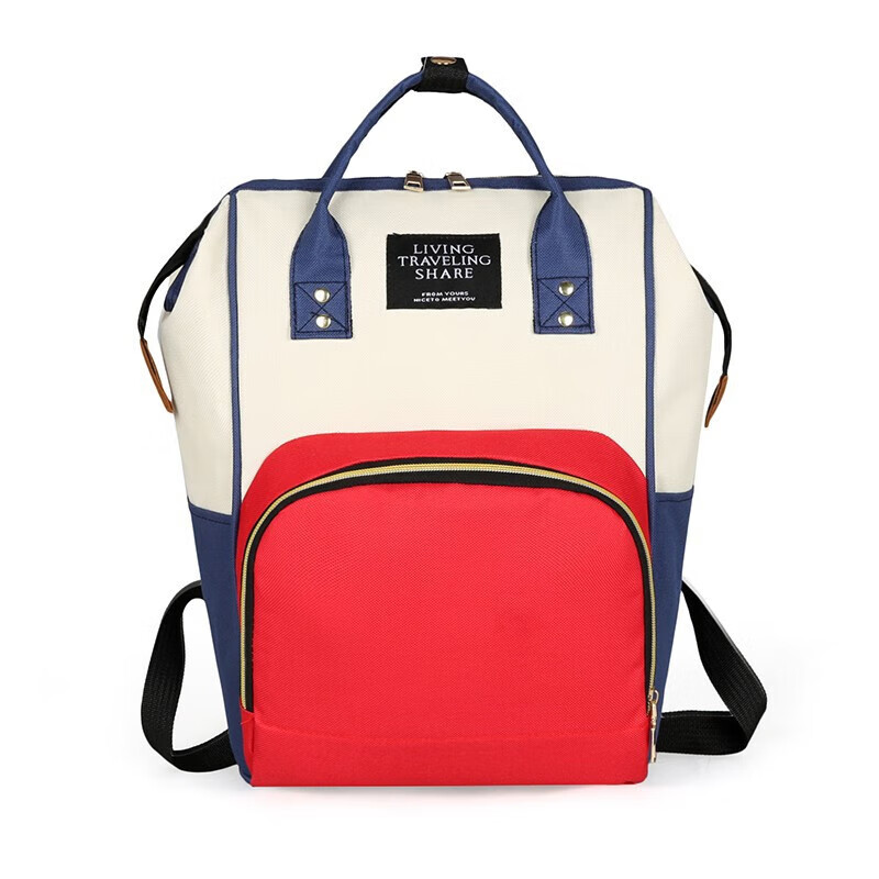 红白蓝拼色升级版干湿分离大容量