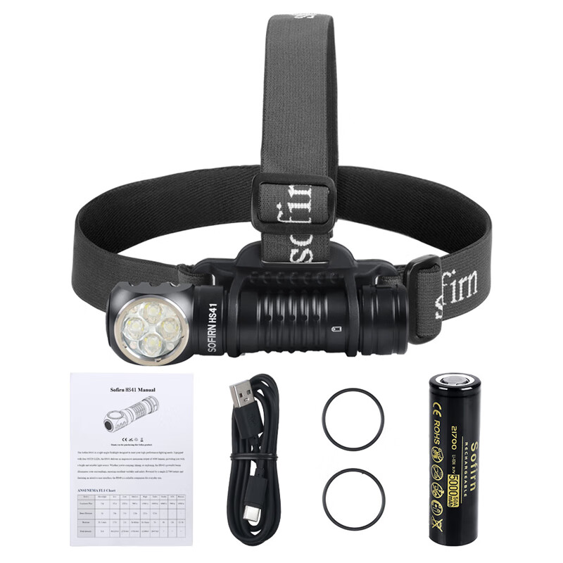 sofirn���ƶ�HS41ǿ���ֵ�Ͳҹ���ս�ͷ�Ƴ��ʽ��������21700������ HS41-SST20��ɫ6K��װ������ء� 179Ԫ