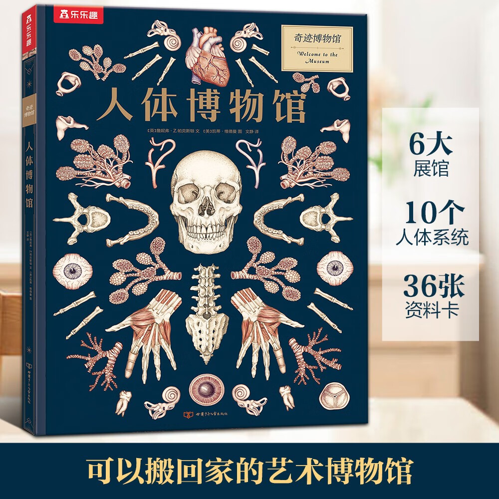 奇迹博物馆系列：人体博物馆 乐乐趣儿童科普绘本 揭秘人体健康 解刨学[7岁+]  