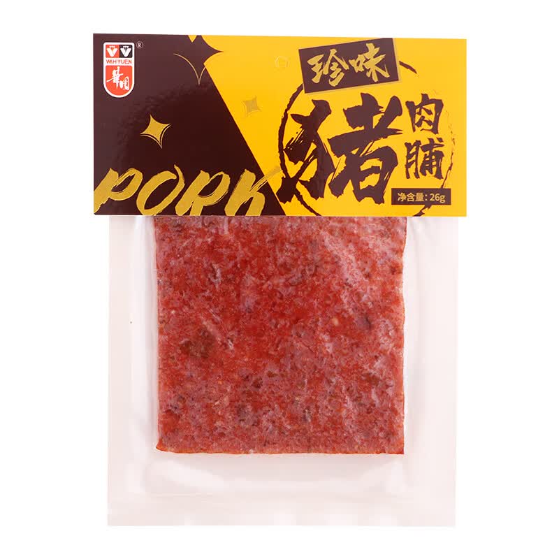 yuen)手撕猪肉脯珍味香辣肉片肉类即食休闲零食小吃 珍味猪肉脯26g