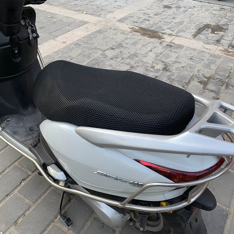 适用于五羊本田佳御座套110座垫蜂窝国三国四防晒垫隔热网垫改装件