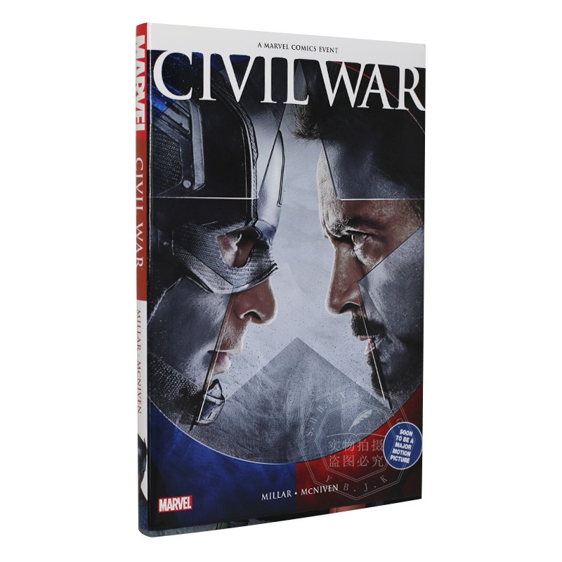 美国队长3 内战 英文原版 civil war 电影版 斯坦李 stan lee 漫威