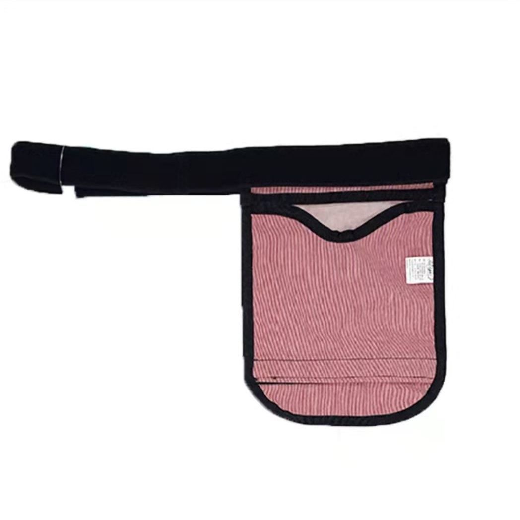 尿袋引流袋固定装置包肾胆膀胱造瘘护理用品 藏蓝色单兜魔术贴1000ml