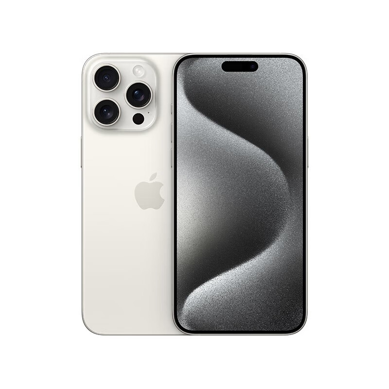 Apple苹果15Pro Apple iPhone 15 Pro 5G手机 白色钛金属 256GB 官方标配