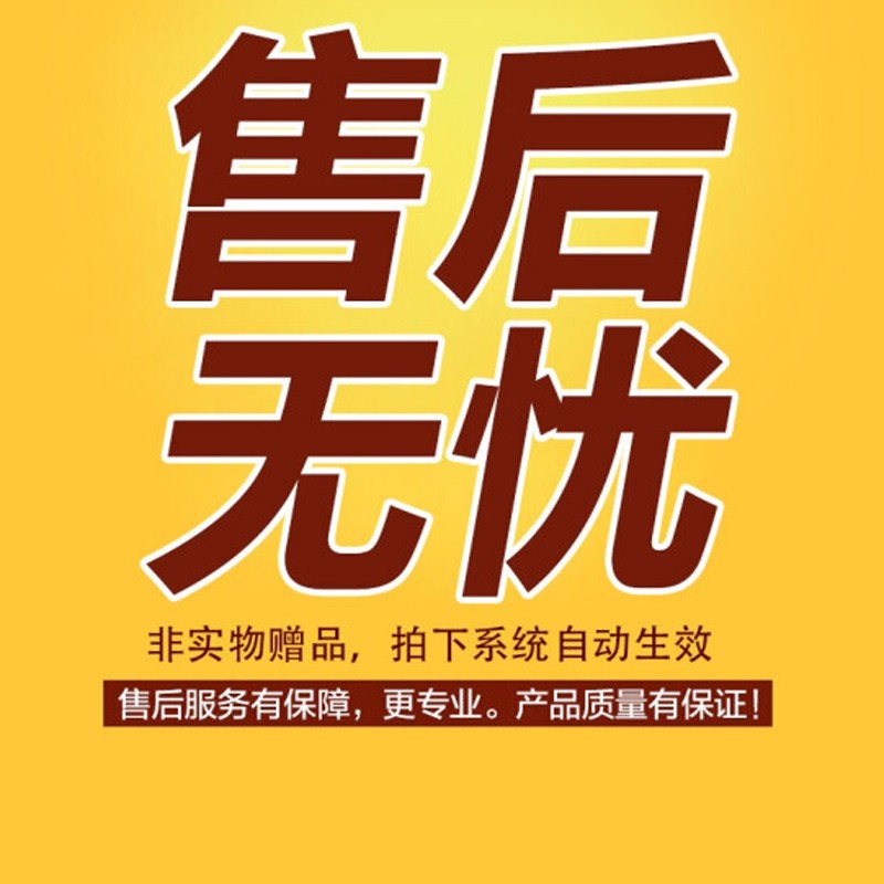 售后无忧 非实物