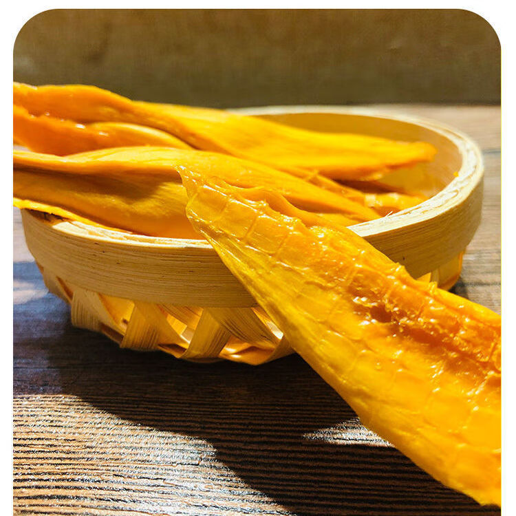 mpdq攀枝花凯特大芒果干现烤原味霜厚切低温烘干儿童孕零食 精品金煌