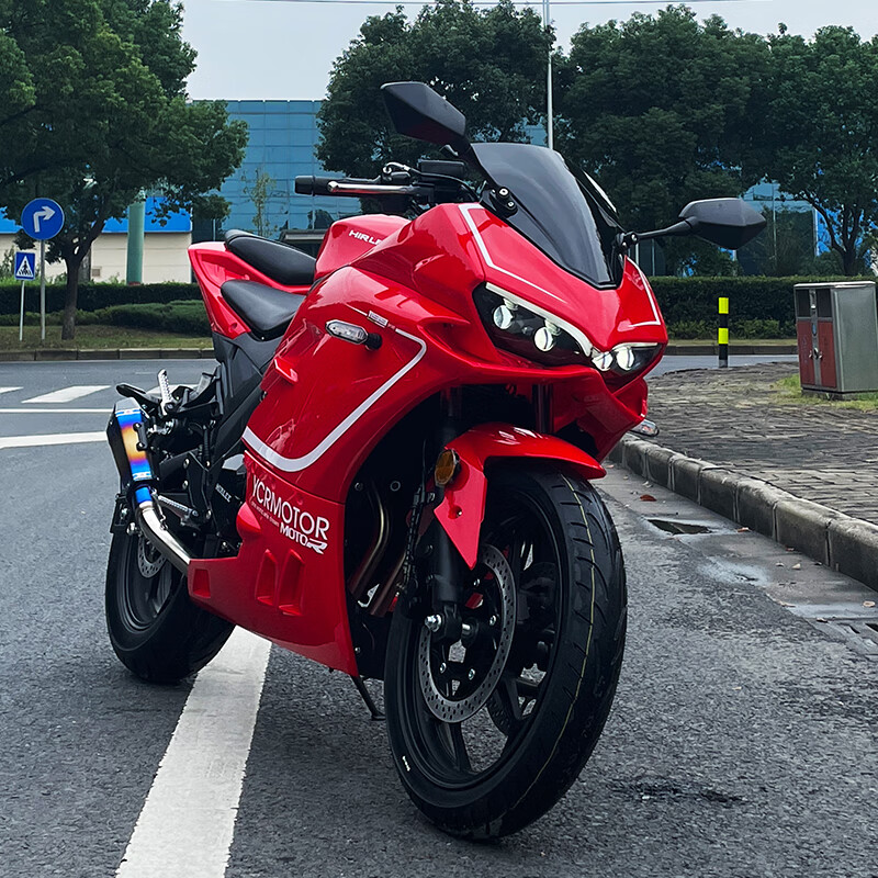 国威蛟龙400摩托车机车跑车双缸水冷火牙400重型仿赛地平线可上牌