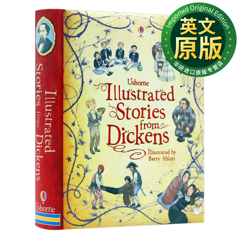 狄更斯故事英文原版usborne illustrated stories from dickens 英文