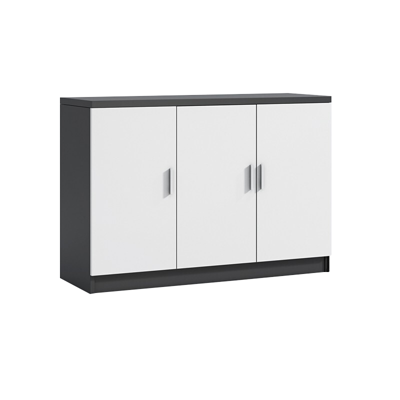 中伟公家具【木质】文件柜资料柜木质板式矮柜茶水柜书柜子档案柜衣柜 矮柜三门 120*40*80cm