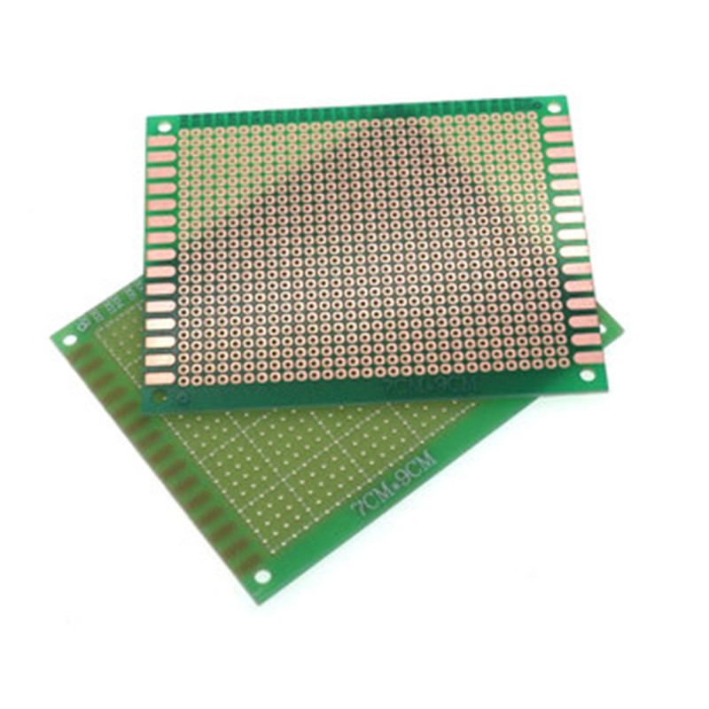 易耐特10板装绿油板7*9CM玻纤布万能板洞洞板线路板BQ-0-7-9