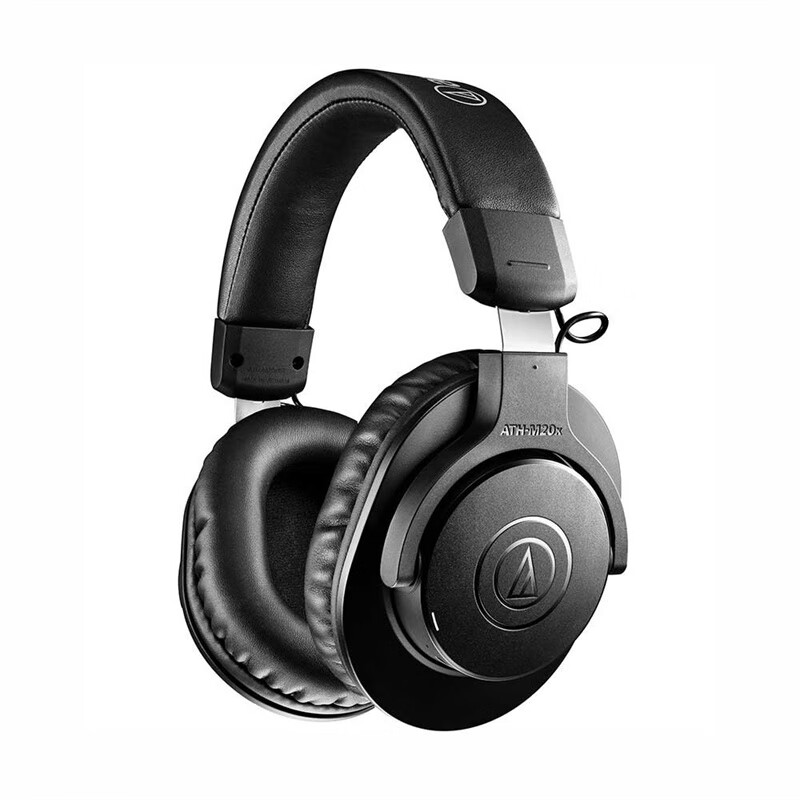 铁三角(audio-technica)ath-m20xbt 头戴式有线无线蓝牙耳机 日常办公