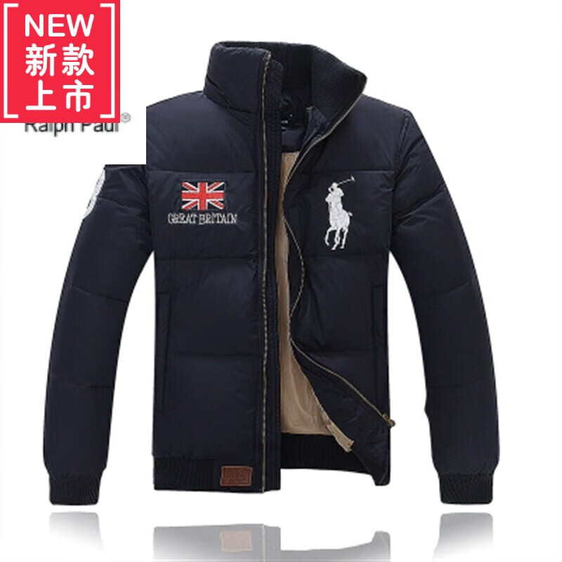 保罗polo保罗羽绒服新款立领加厚休闲风保罗英国羽绒服男士潮保罗男装