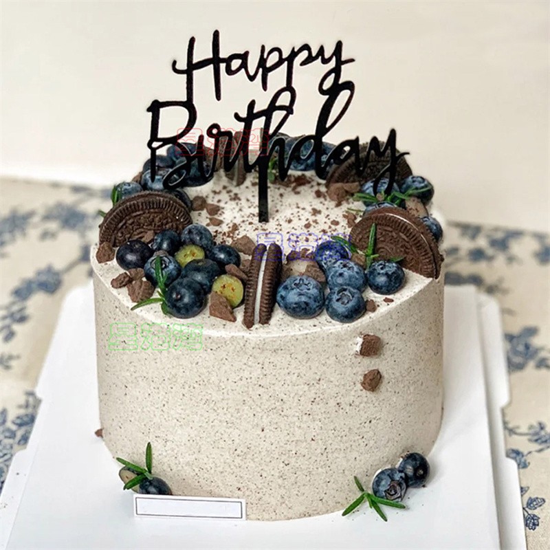 芙滋窝奥利奥海盐咸奶油生日蛋糕男生女士款儿童巧克力水果全国同城