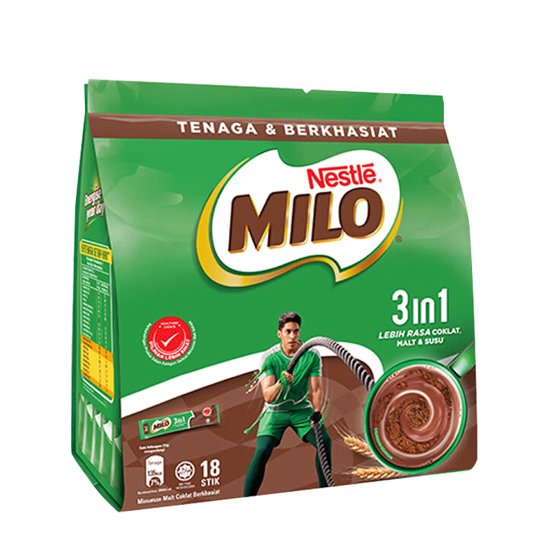 雀巢美禄（Nestle Milo） 速溶麦芽可可粉594g 马来西亚早餐牛奶冲调三合一固体饮料