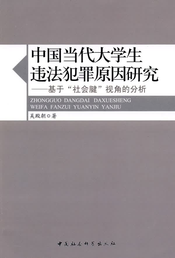 中国当代大学生违法犯罪原因研究【放心选购】
