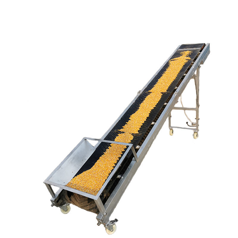 惠利得简易折叠电动升降式小型传送带输送机流水线上料机装车皮带机