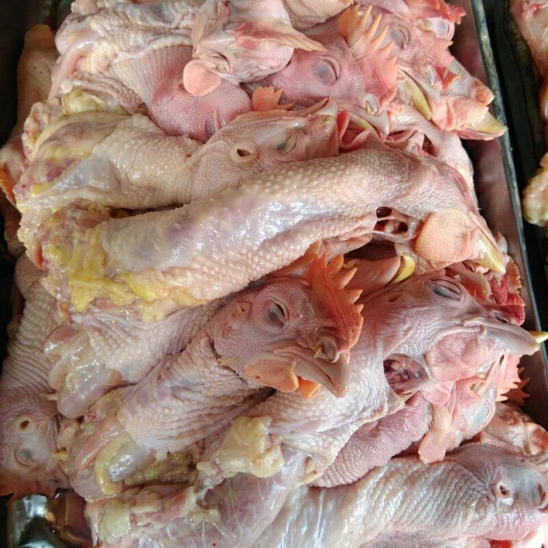 春之言鸡头鸡脖子带脖鸡头分割鸡批发卤味食材冷冻 新鲜鸡脖子 4斤装