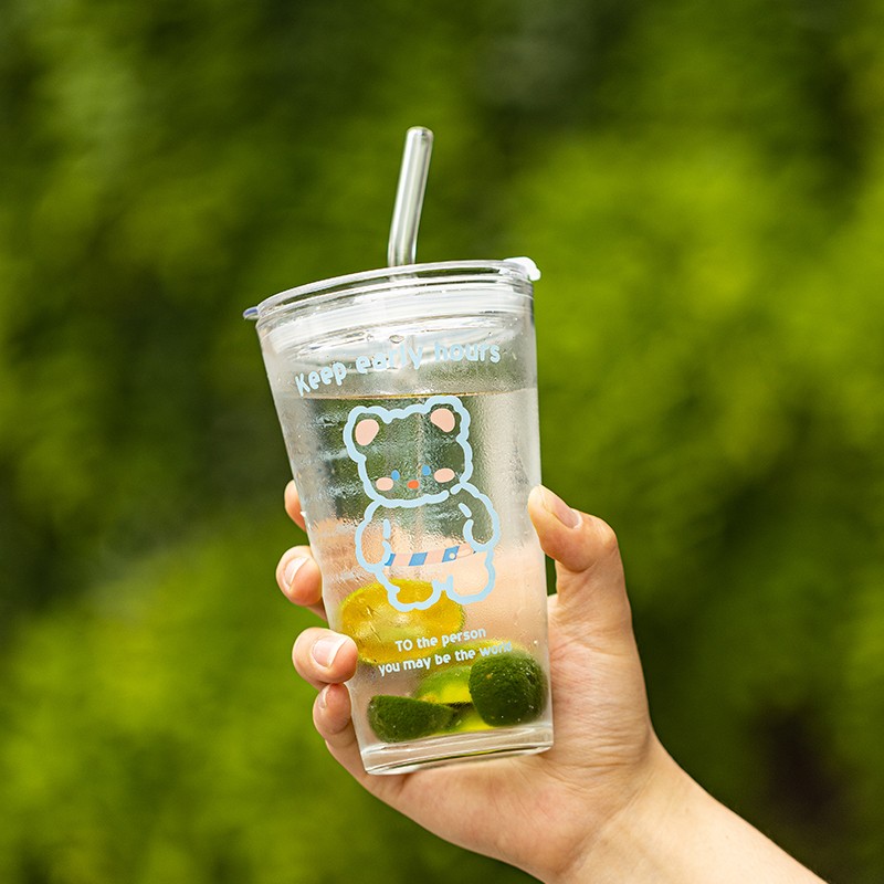 胖蓝熊吸管杯【图案详见图二】