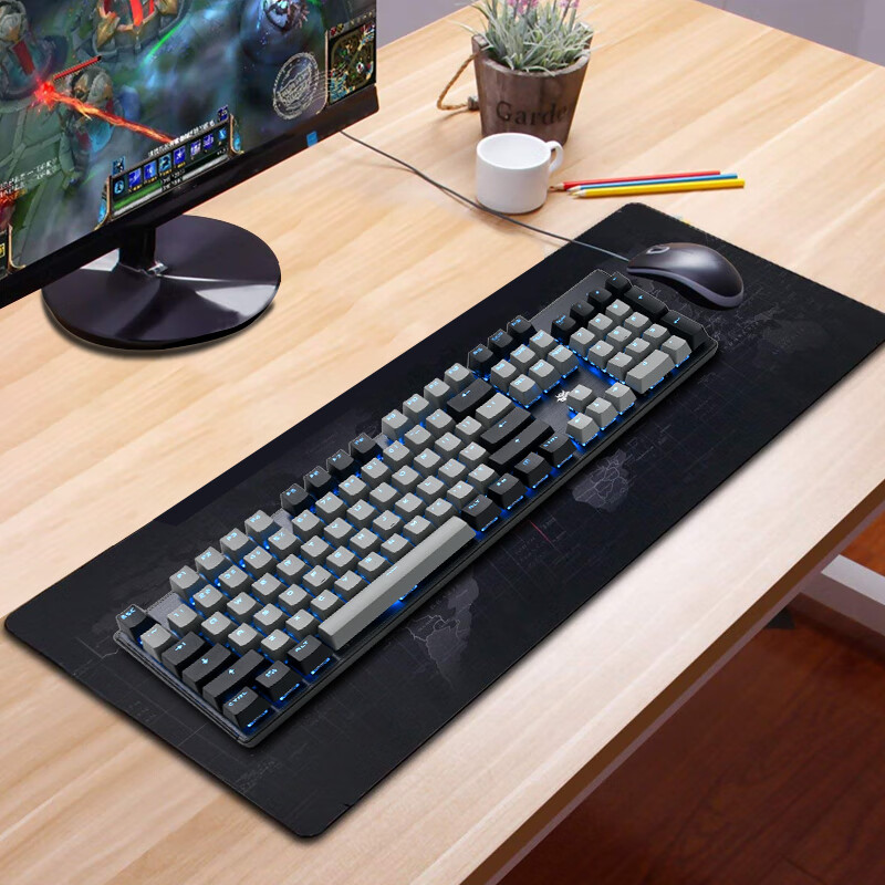 黑峡谷（Hyeku）GK715s有线机械键盘 游戏机械键盘 吃鸡键盘PBT键帽 灰黑色凯华插拔白轴