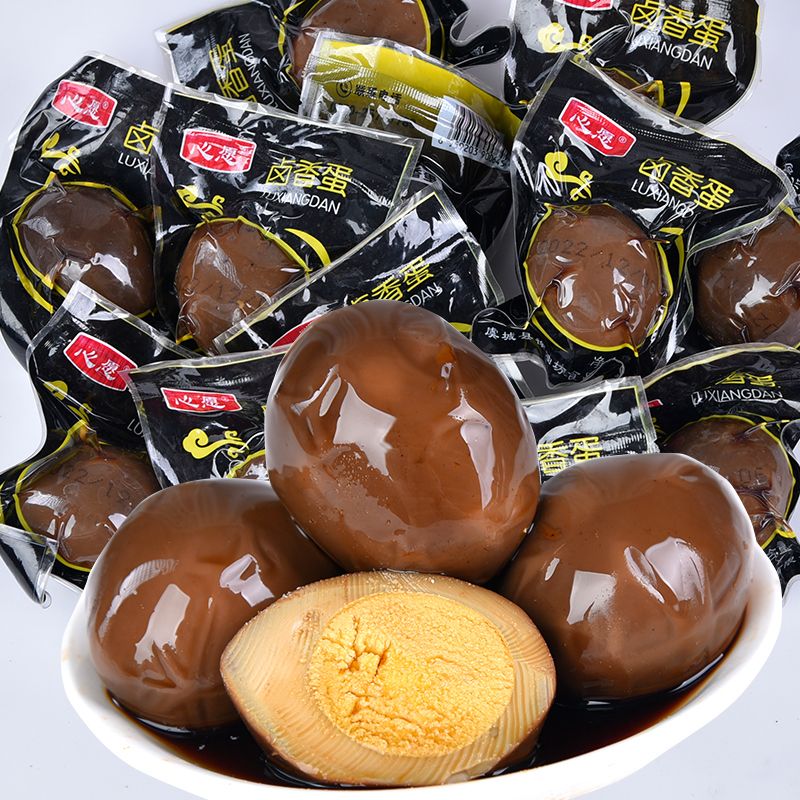 derenruyu正宗乡巴佬卤蛋五香鸡蛋去壳茶叶蛋泡面搭档批发卤味学生