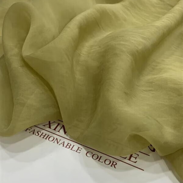 妙普乐暮云纱布料 暮云纱云雾纱欧根纱面料柔软轻薄皱感汉服连衣裙大