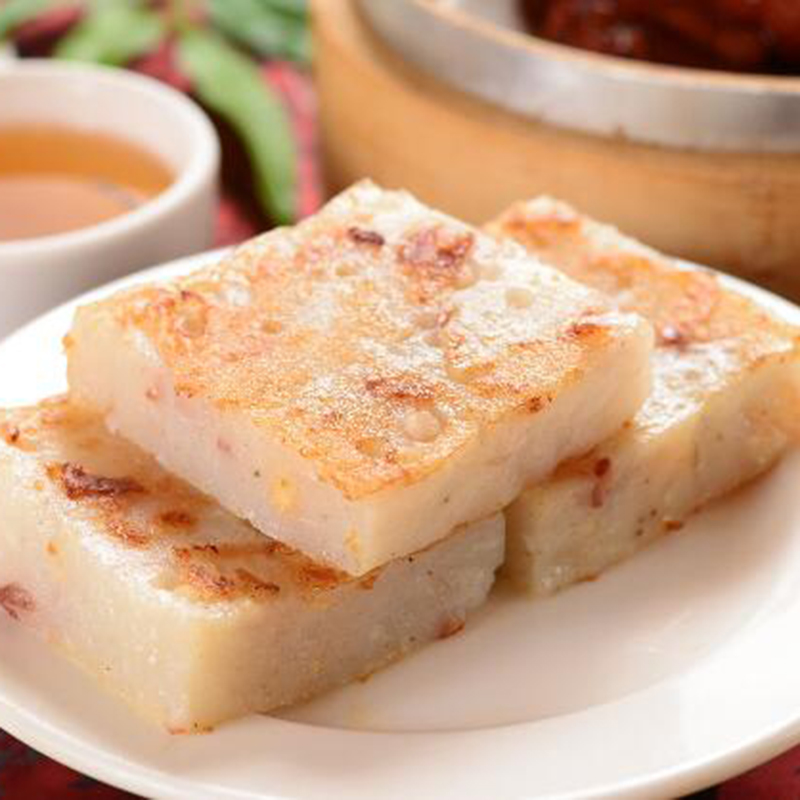 虎钢馋台式萝卜糕香煎酱爆蒸炒香糕速冻早餐小緻点心克个裝