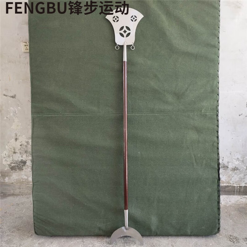 月牙铲整体钢结构月牙铲十八般月牙铲武术训练表演月牙铲