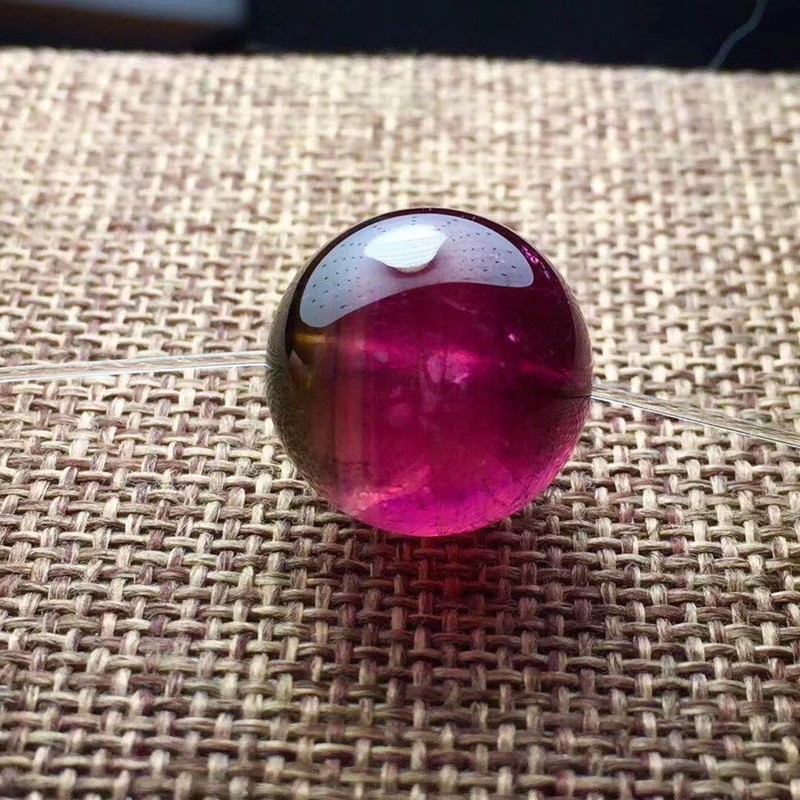 君政收藏款大颗粒西瓜碧玺单珠无优化晶体通透可配多宝吊坠水润透亮