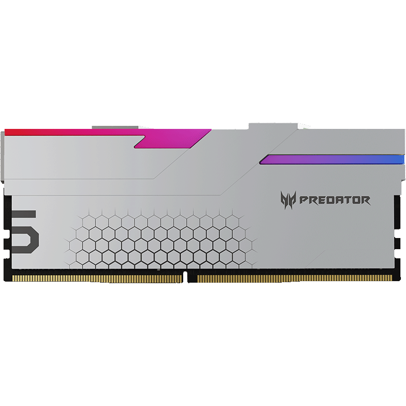 PREDATOR 宏碁掠夺者 Hermes冰刃系列 DDR5 6400MHz 台式机内存条 64G（32G×2）套装 C34