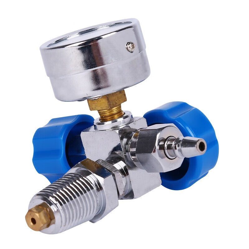 登月 4l氧气瓶压力表开关家用医院用氧气表配件减压阀 2 3 4 7 l阀