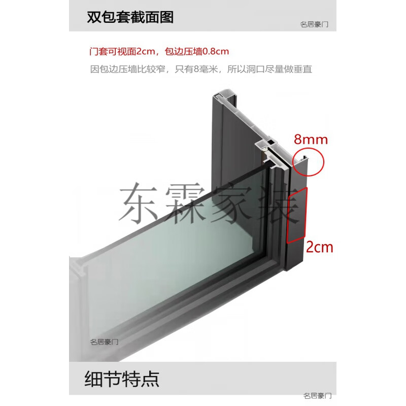 仁聚益灰油砂玻璃门2公分极窄边框双包套超白长虹油砂玻璃卫生间平