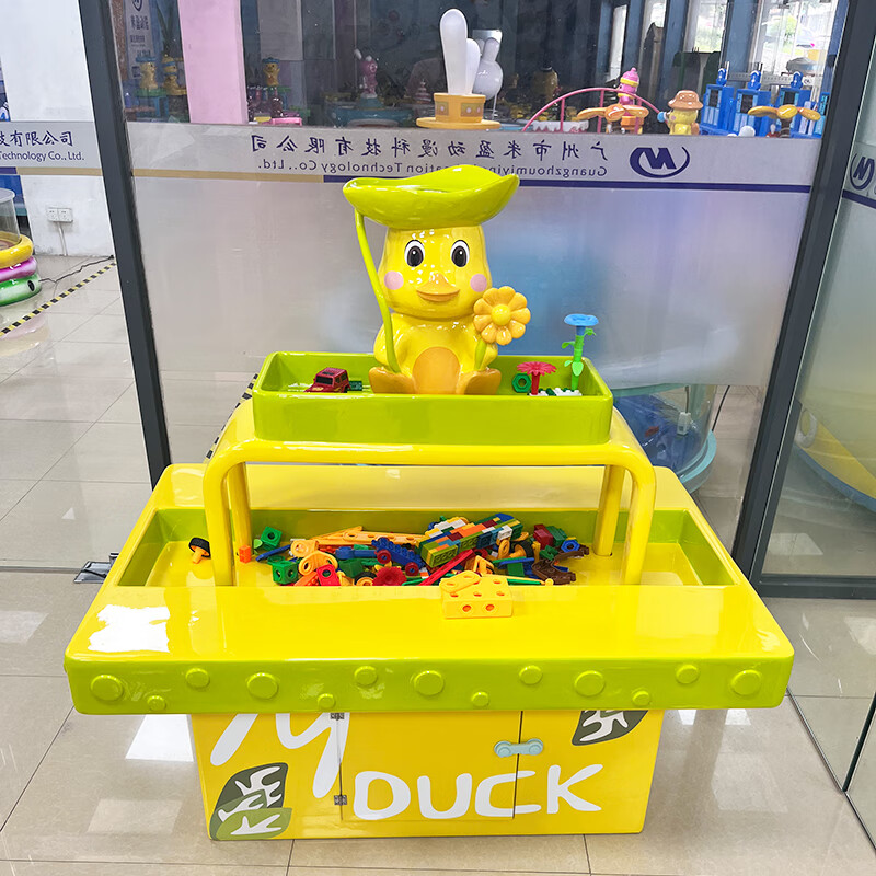 儿童乐园益智手工设备多功能玻璃钢手工桌游太空沙桌子商用玩具桌