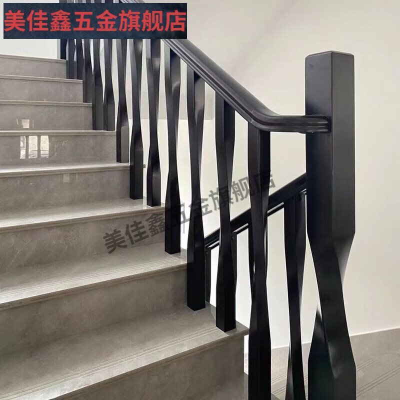 维诺亚实木楼梯扶手立柱自装家用客厅阳台阁楼护手烤漆自建房护栏现代
