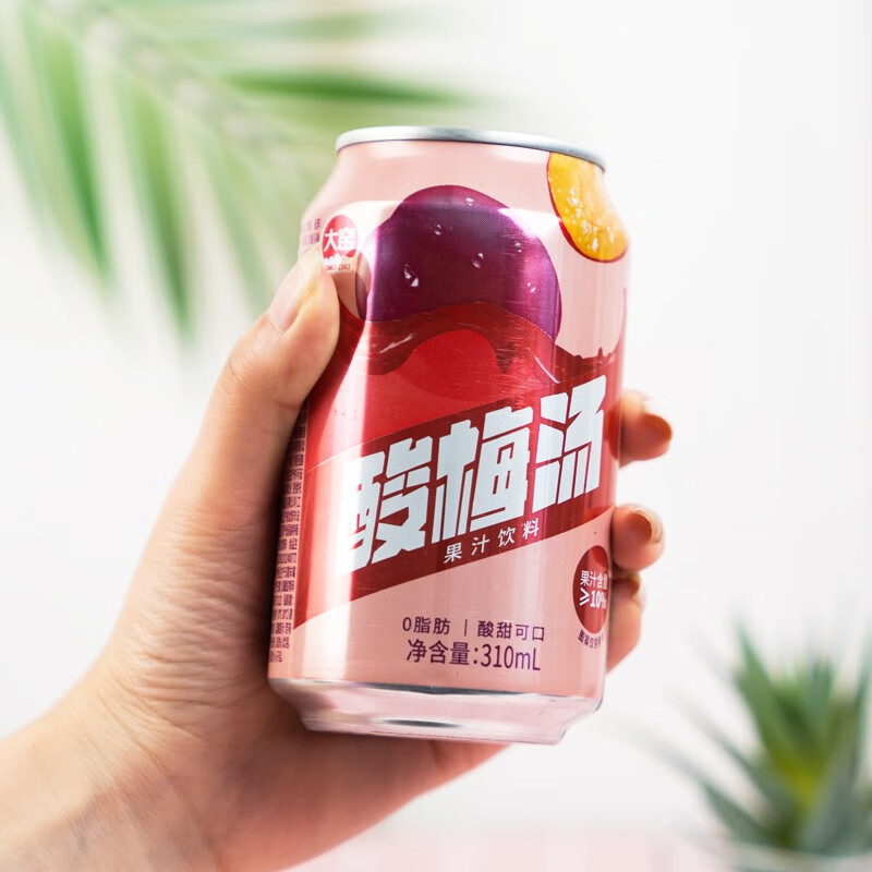 大窑浓酸酸梅汤果汁24罐饭伴儿饮料果味汽水大窑汽水310mk 大窑酸梅汤
