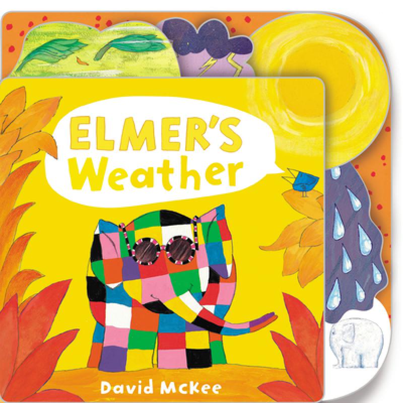 【4周达】Elmer's Weather: Tabbed Board Book使用感如何?