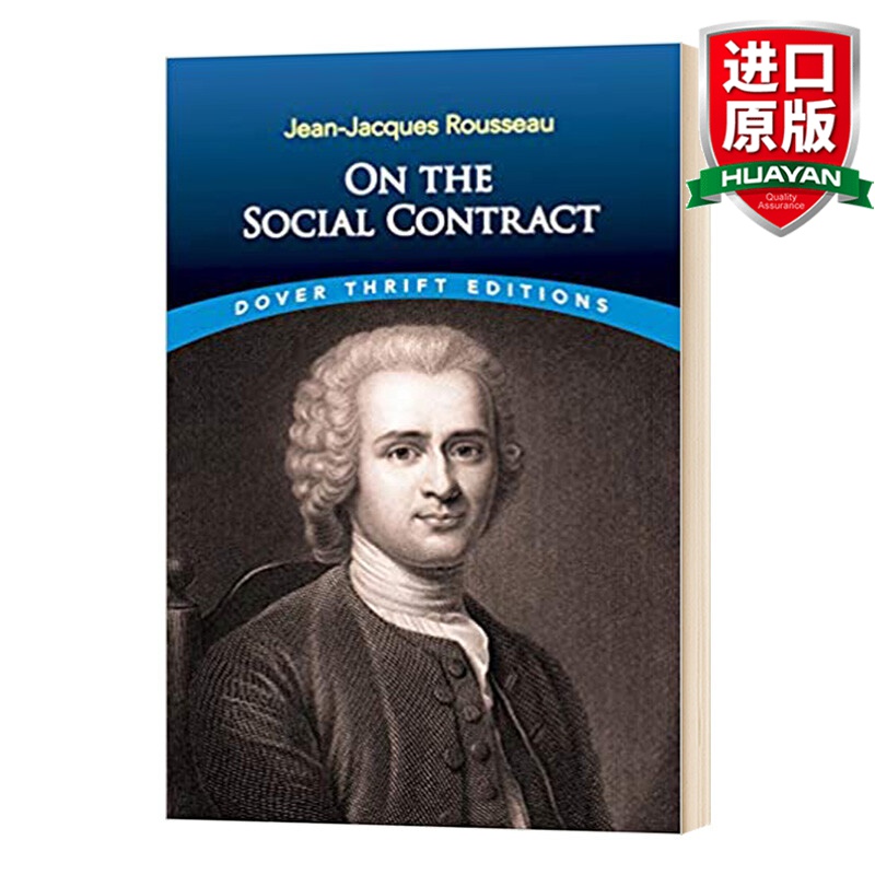英文原版 卢梭 社会契约论 On the Social Contract 政治科学