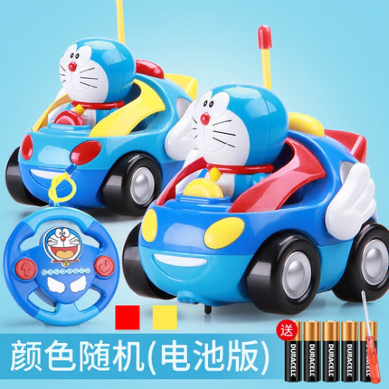 全光辰(quanguangchen)yearo toy哆啦a梦卡通遥控跑车玩具音乐灯光
