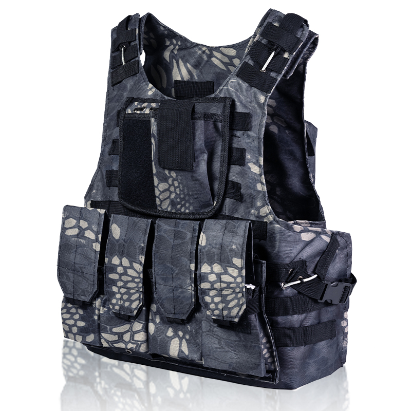川微宝夏季战术马甲作战背心 多功能防弹战术背心马甲轻量化户外防刺