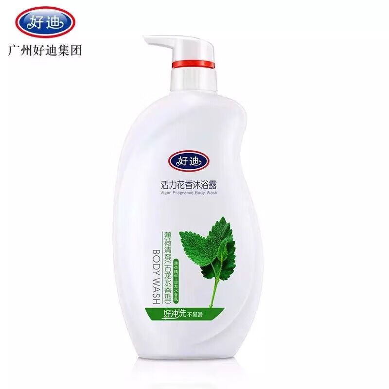 好迪活力花香沐浴露舒缓肌肤老牌子大容量薄荷 750g
