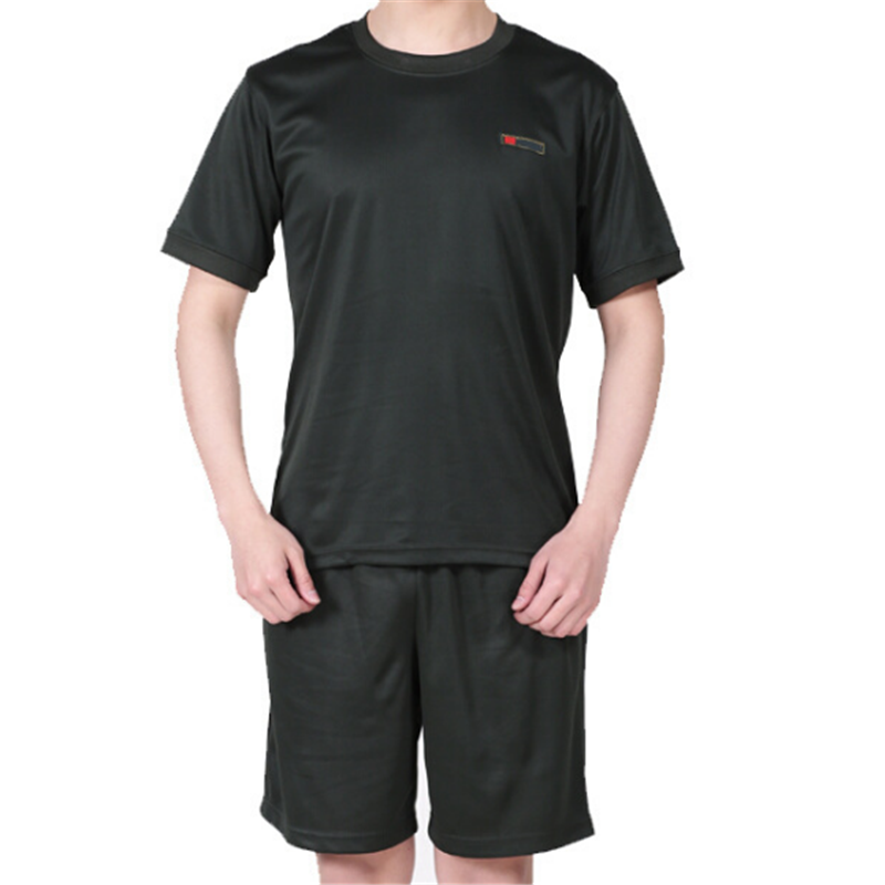 体能服训练服套装体能短袖橄榄绿新式t恤男士武女款式运动警大号小号