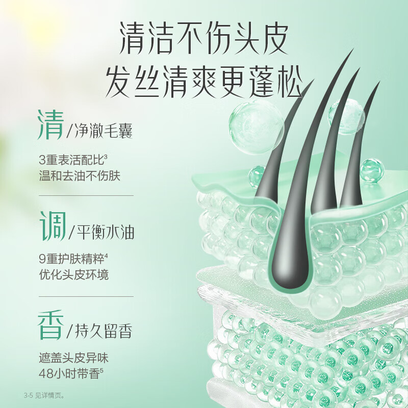 阿道夫白牡丹精油洗发水套装 控油去屑蓬松洗发露留香洗头膏 沐浴男女士 白牡丹香氛蓬松洗发水800g