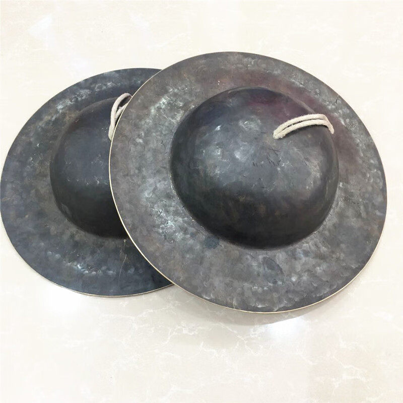 时笙川剧钹 川钹 江口钹 大帽钹 大帽镲 青铜钹  铜钹 直径27厘米一副