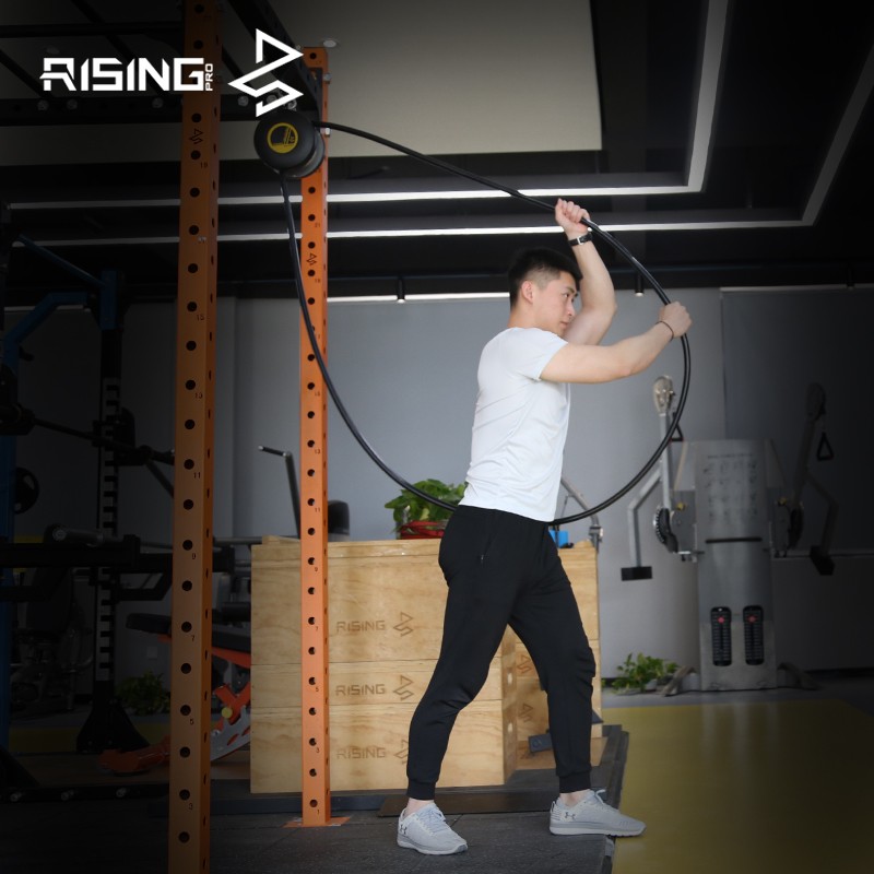 rising锐思 爬绳机 可调绳索训练器 悬挂式滑轮 拉绳器 健身房商用攀