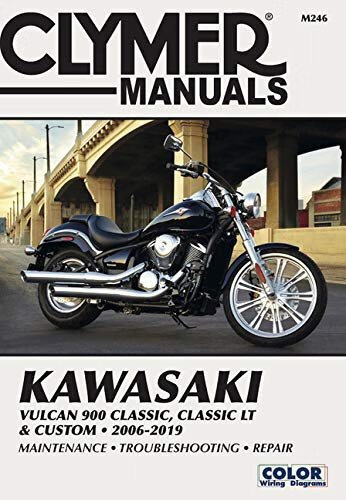 预订 Kawasaki Vulcan 900 Classic, Classic LT & Custom Motorcycle (2006-2019) Service Repair