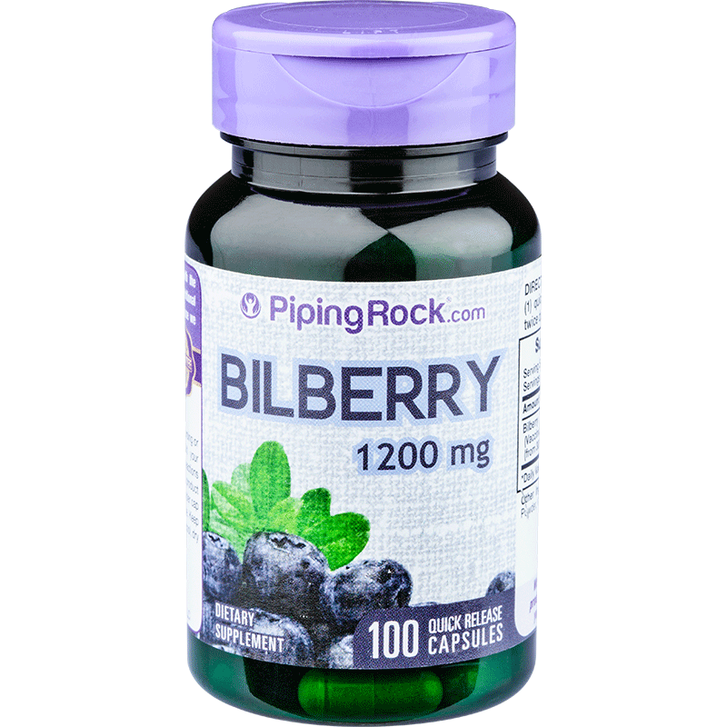 朴诺 美国进口蓝莓胶囊100粒儿童青少年眼片叶黄素脂片